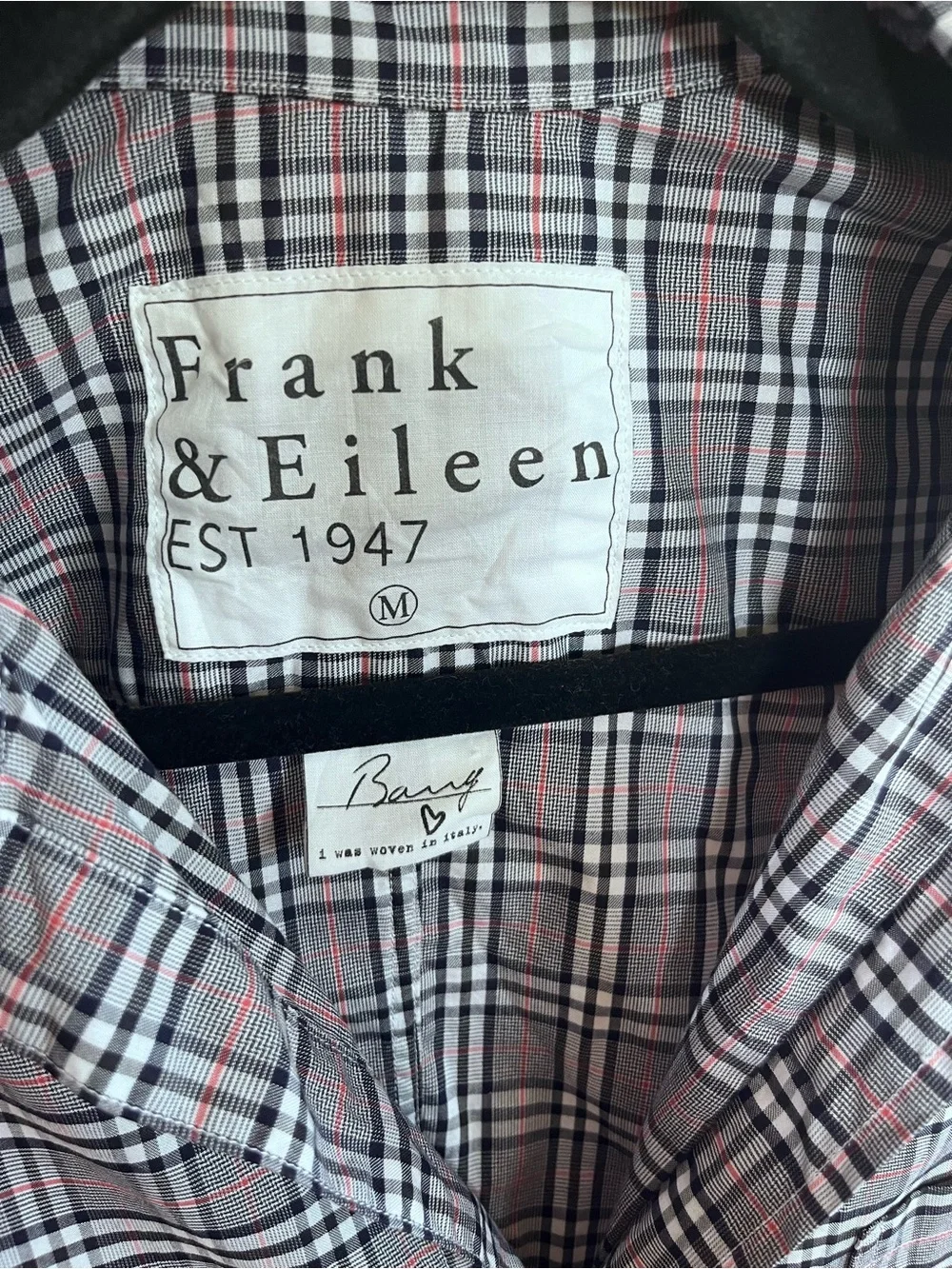 Frank & Eileen “Barry” Purple Plaid 100% Cotton Button-Up Shirt - Picture 2 of 8